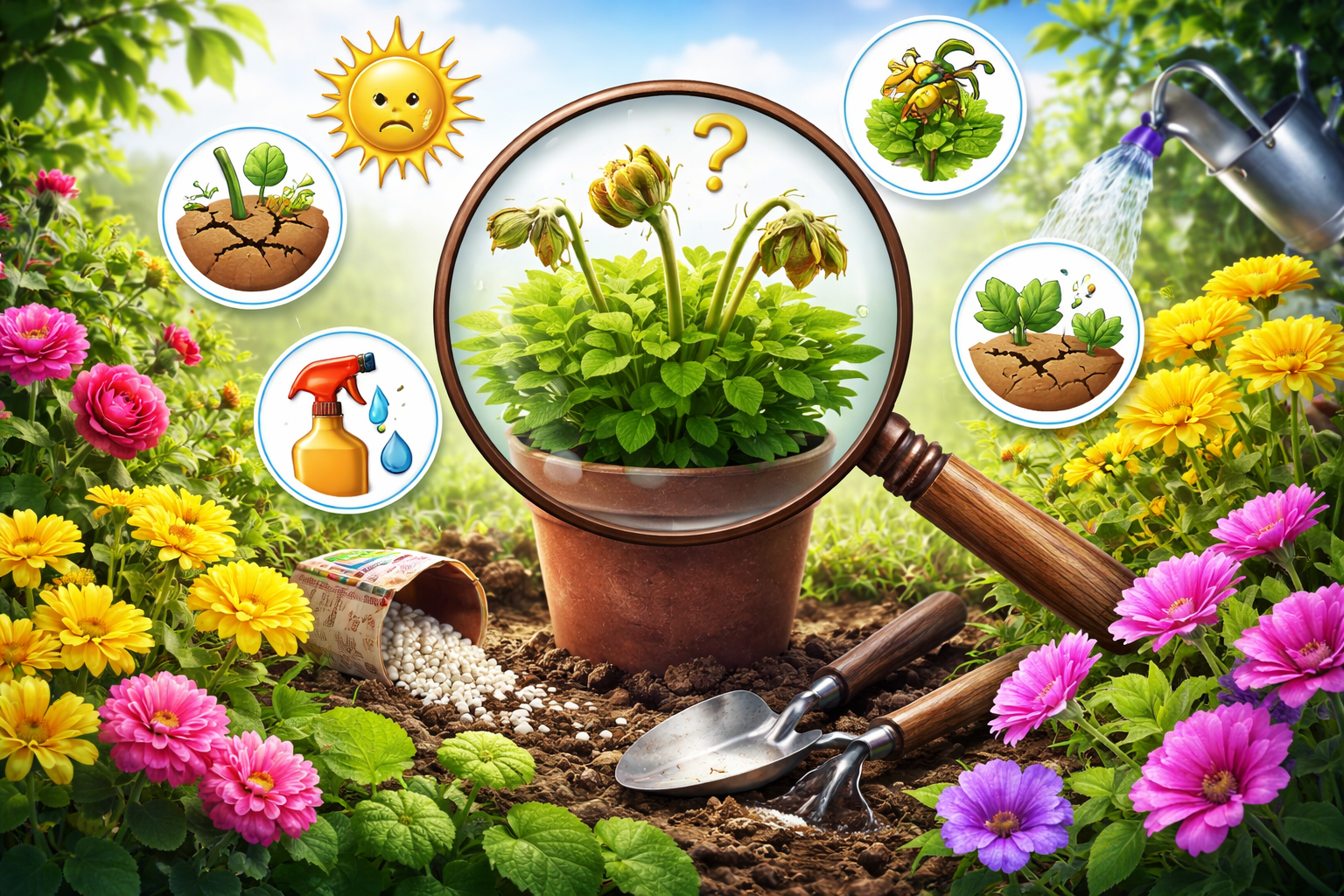 꽃이 안 피는 이유와 피우는 법