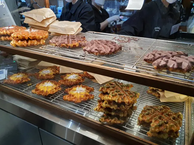 크로플 판매대