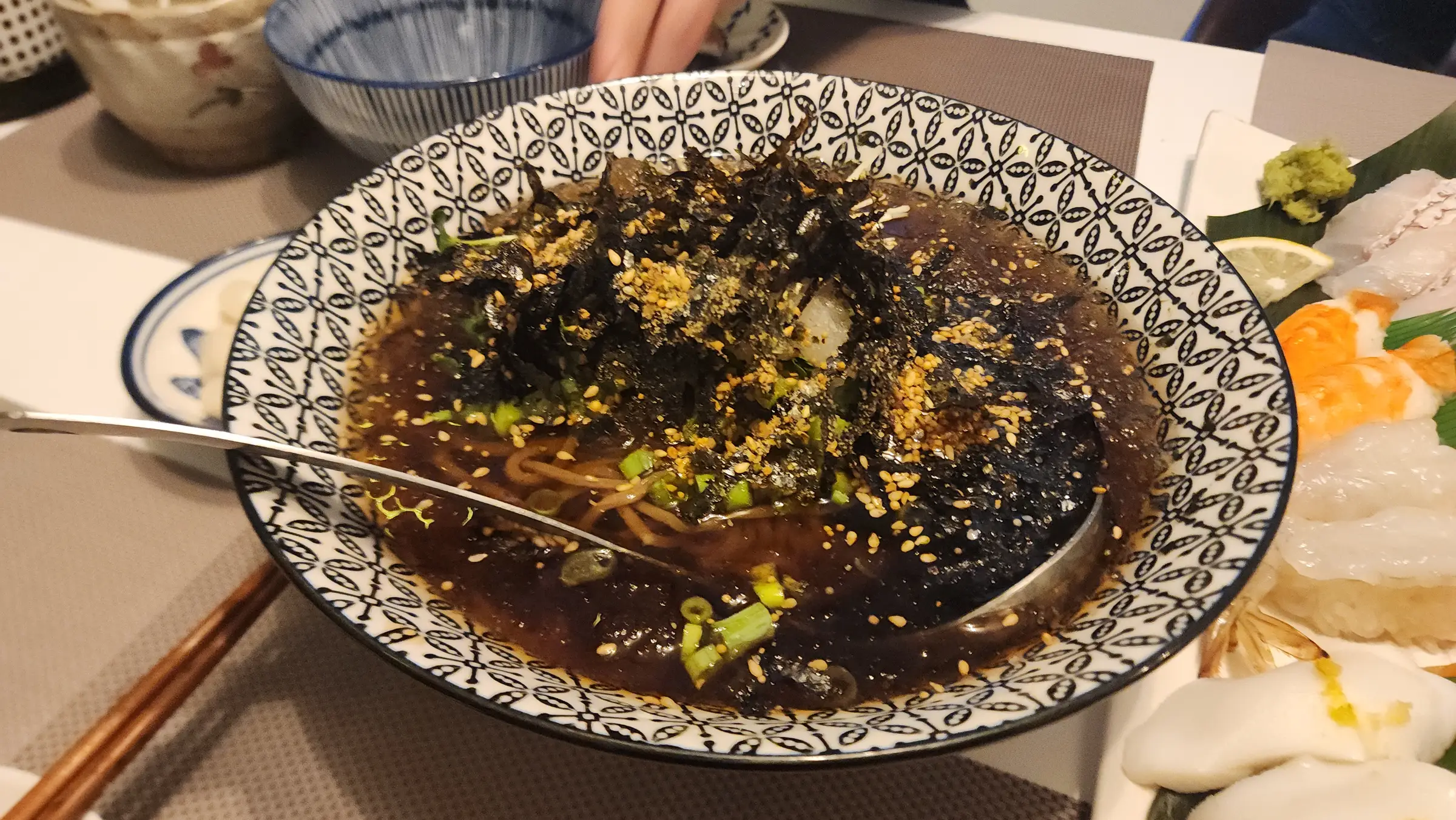 냉모밀국수