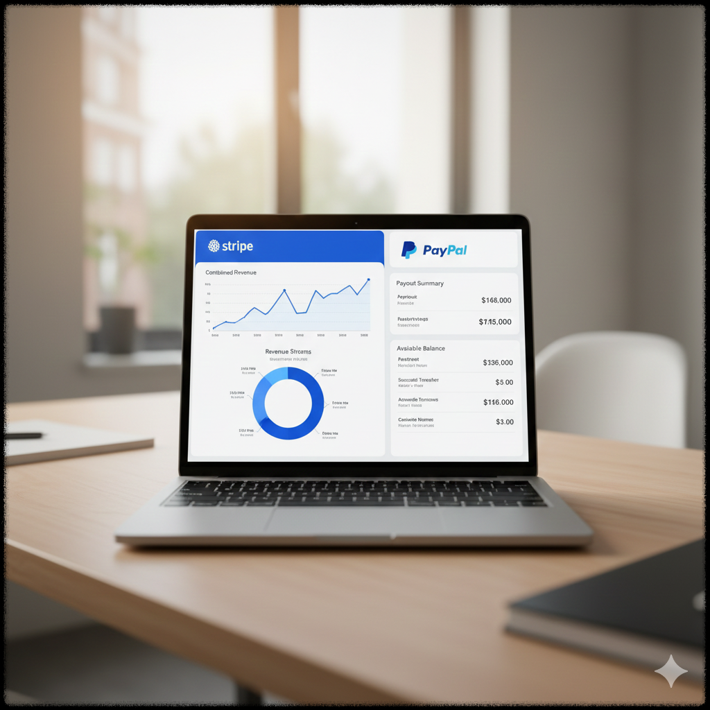 크리에이터 수익 성과를 한눈에 확인하는 대시보드 화면