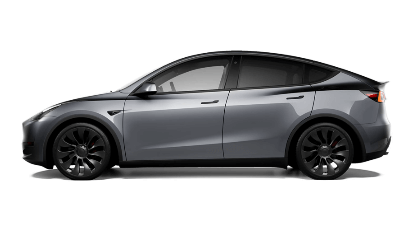 테슬라 모델y 외관 회색