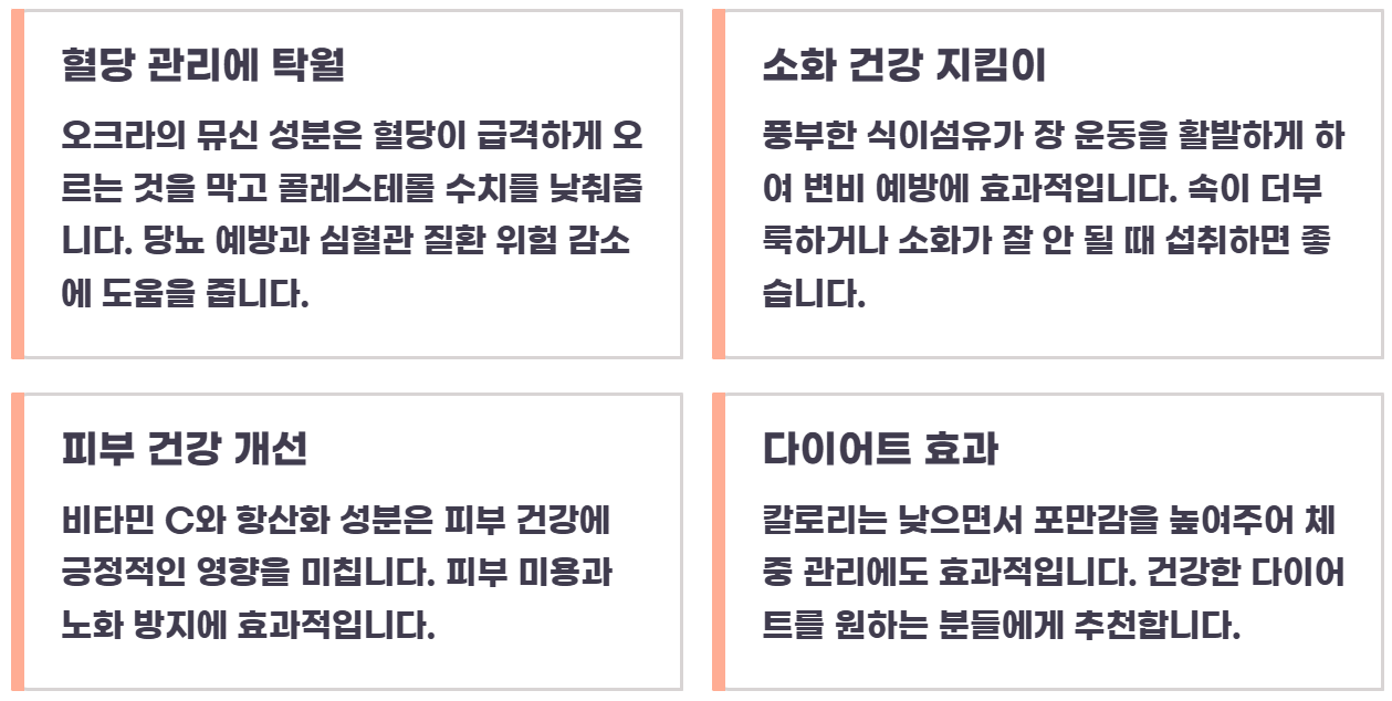 오크라 효능