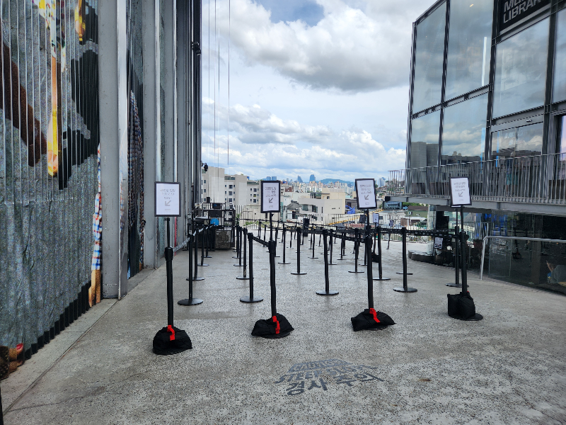 언더카드스테이지 스탠딩 시야