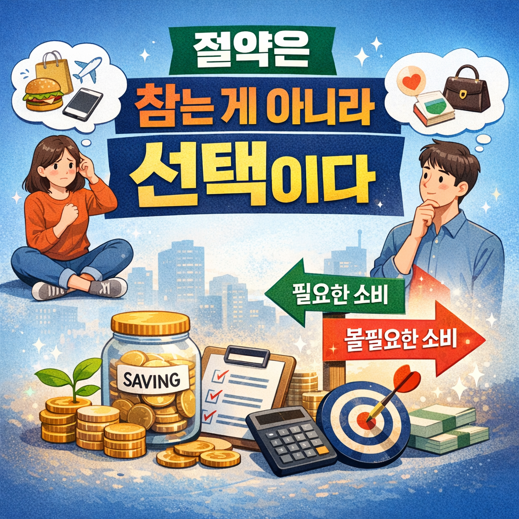 절약은 참는 게 아니라 선택이다