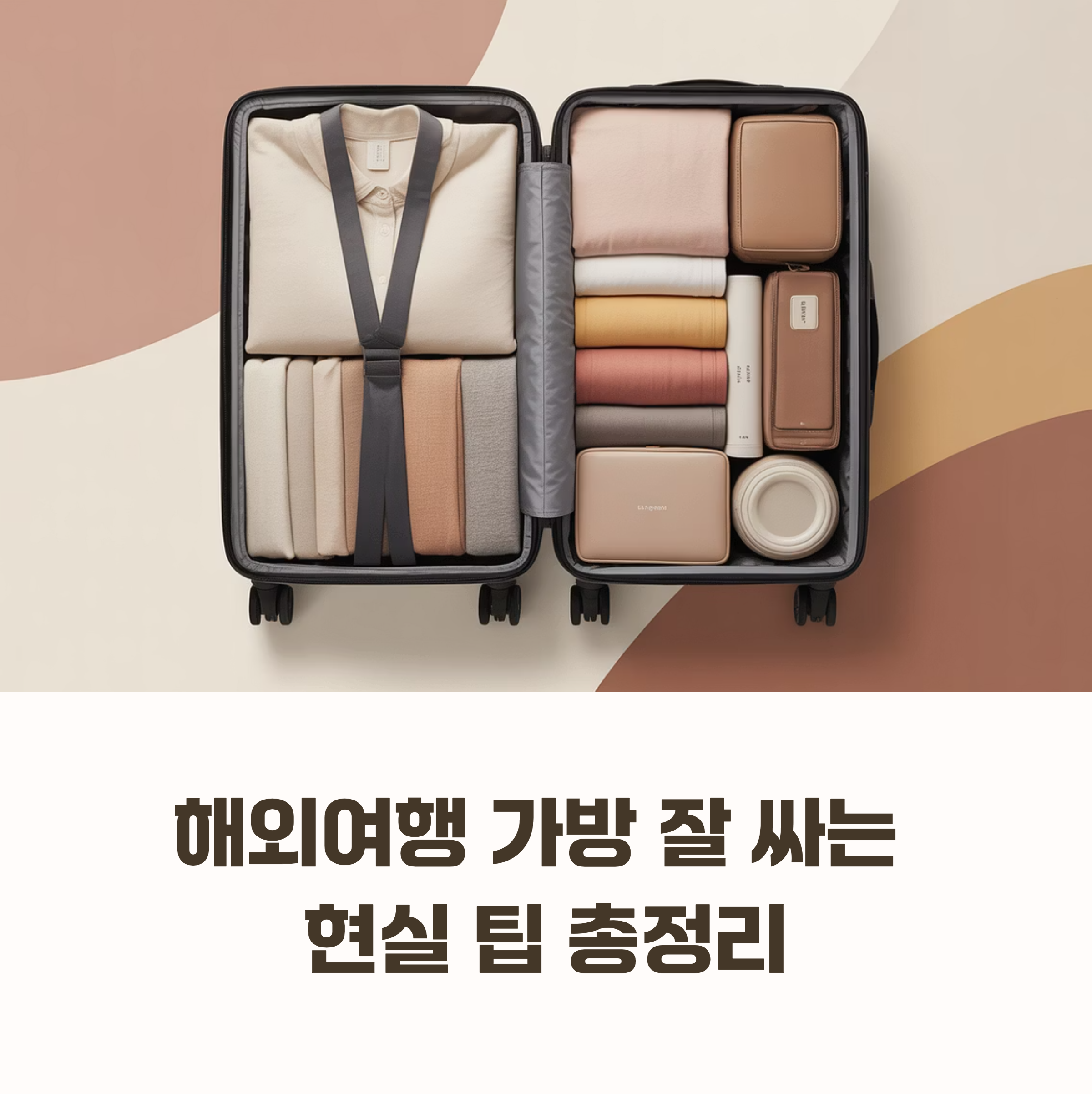 해외여행 가방 잘 싸는 현실 팁 총정리