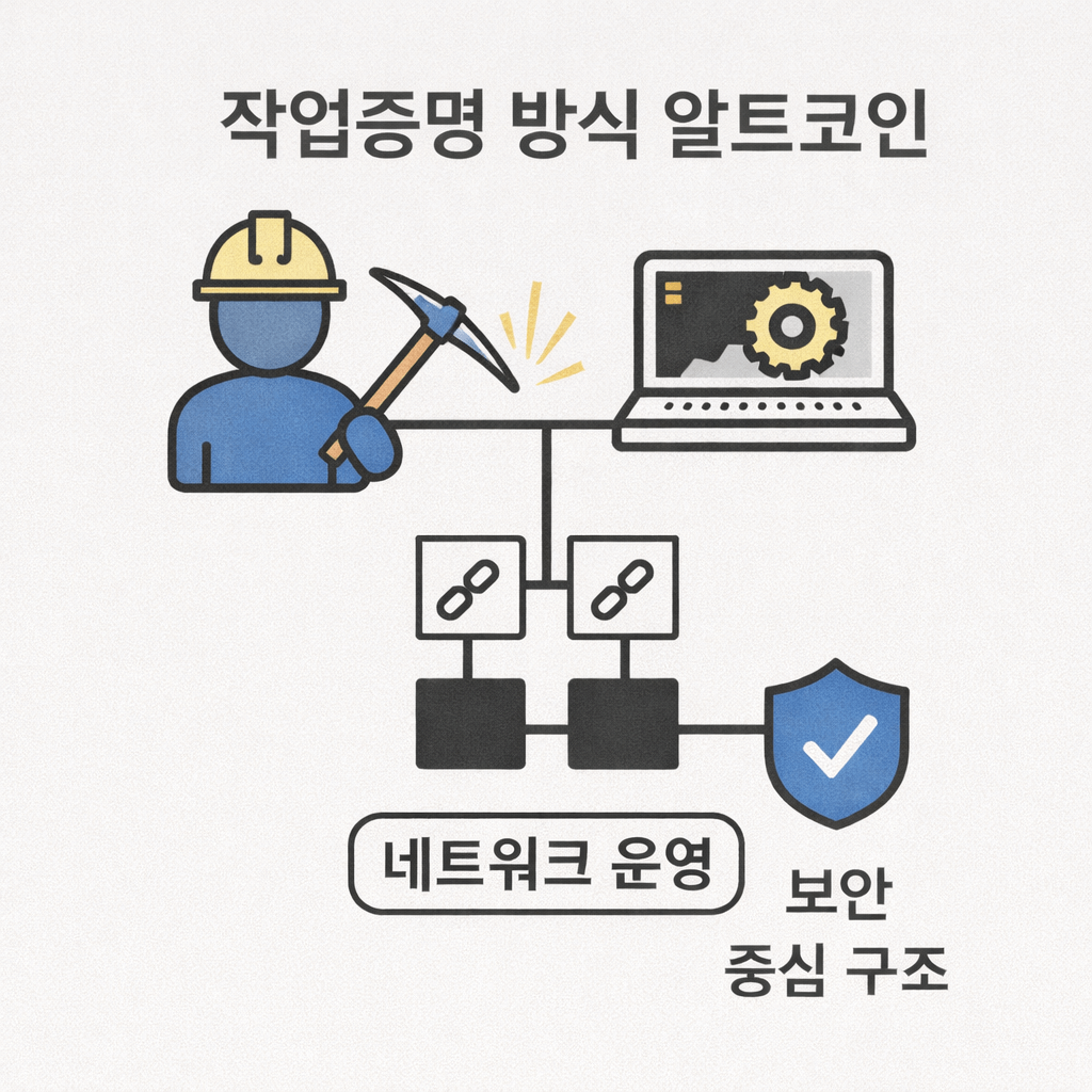 작업증명 방식 알트코인