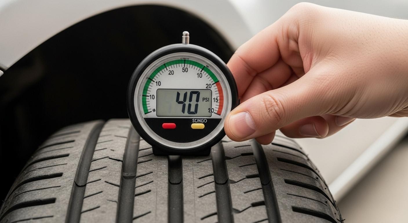 자동차 공기압 수치 40