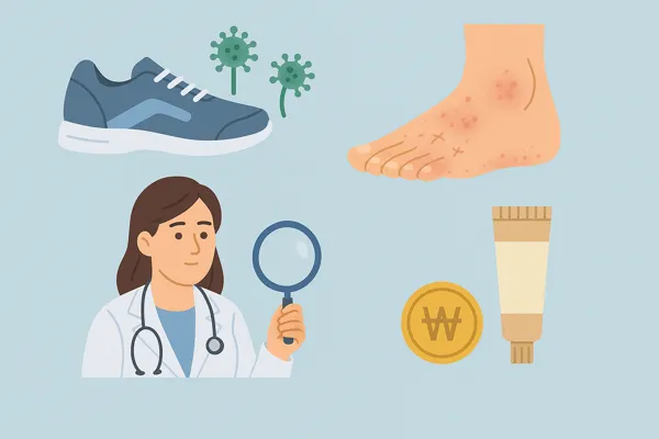 신발 관리로 무좀 예방하는 방법
