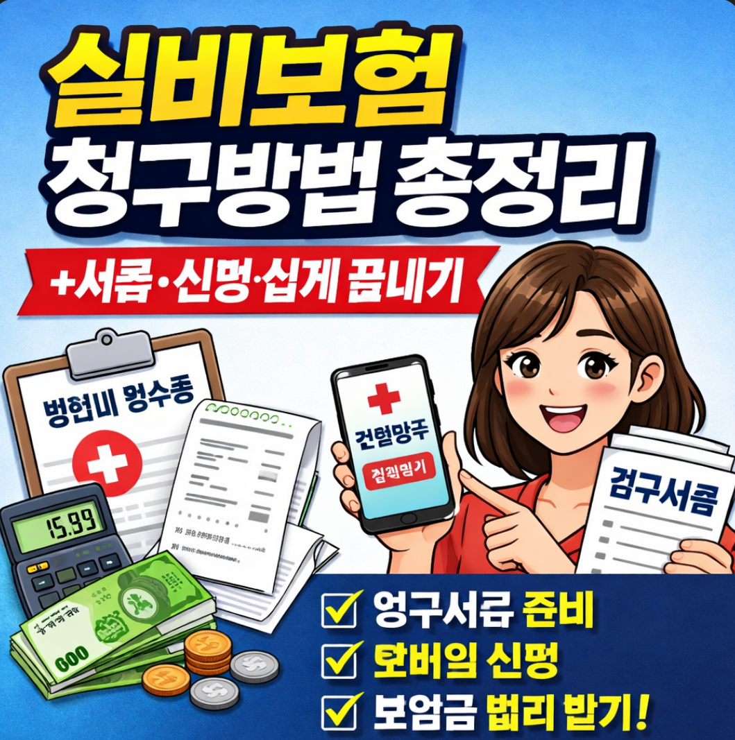 실비보험 청구방법
