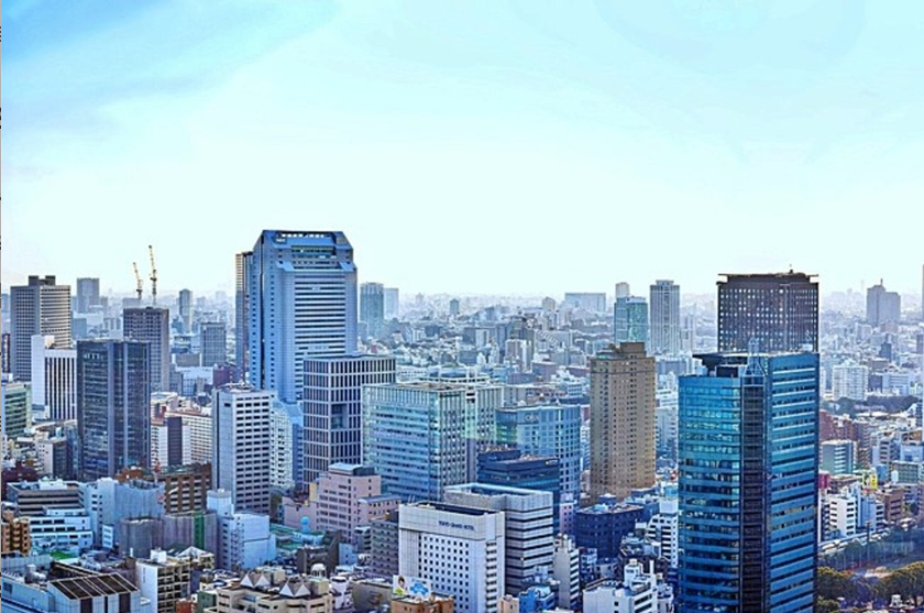 도쿄타워에서 바라본 미나토구