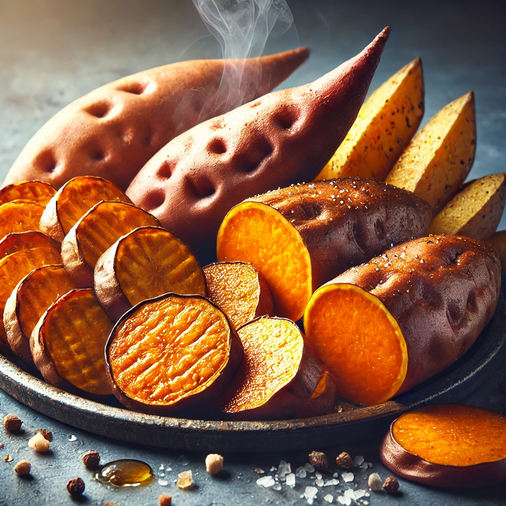 식이섬유가 풍부한 군고구마