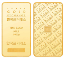 금거래소 골드바 사진