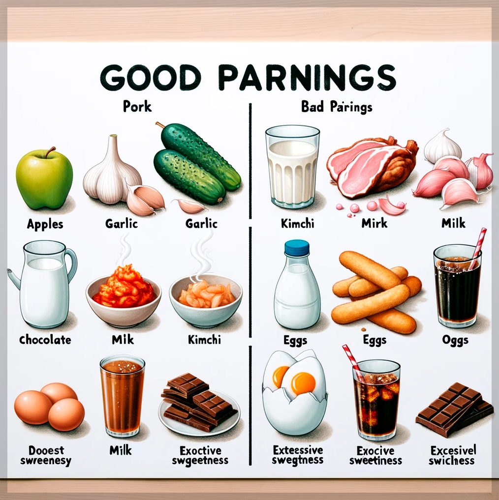 돼지고기 효능과 음식궁합