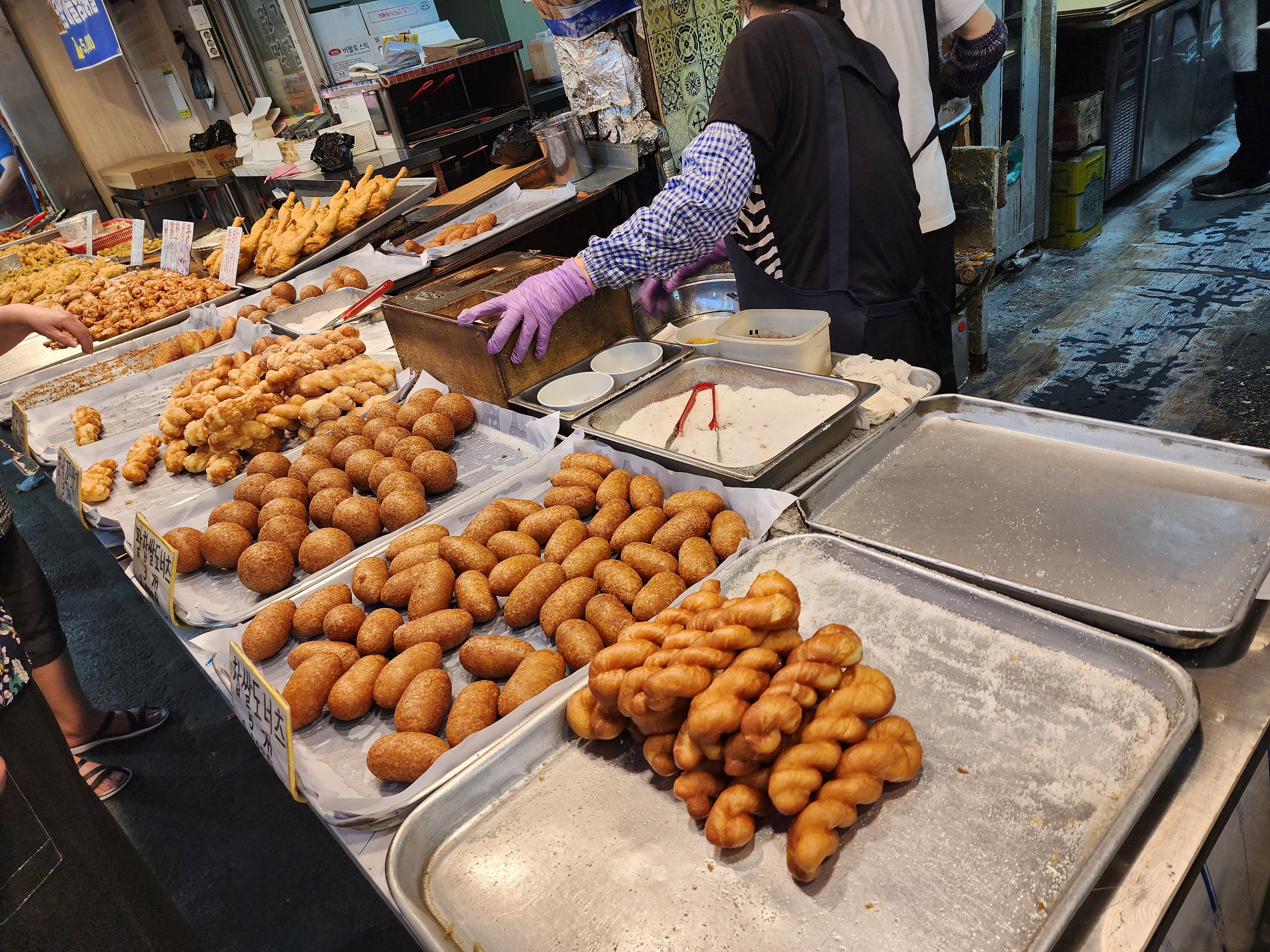 광명시장 꽈배기