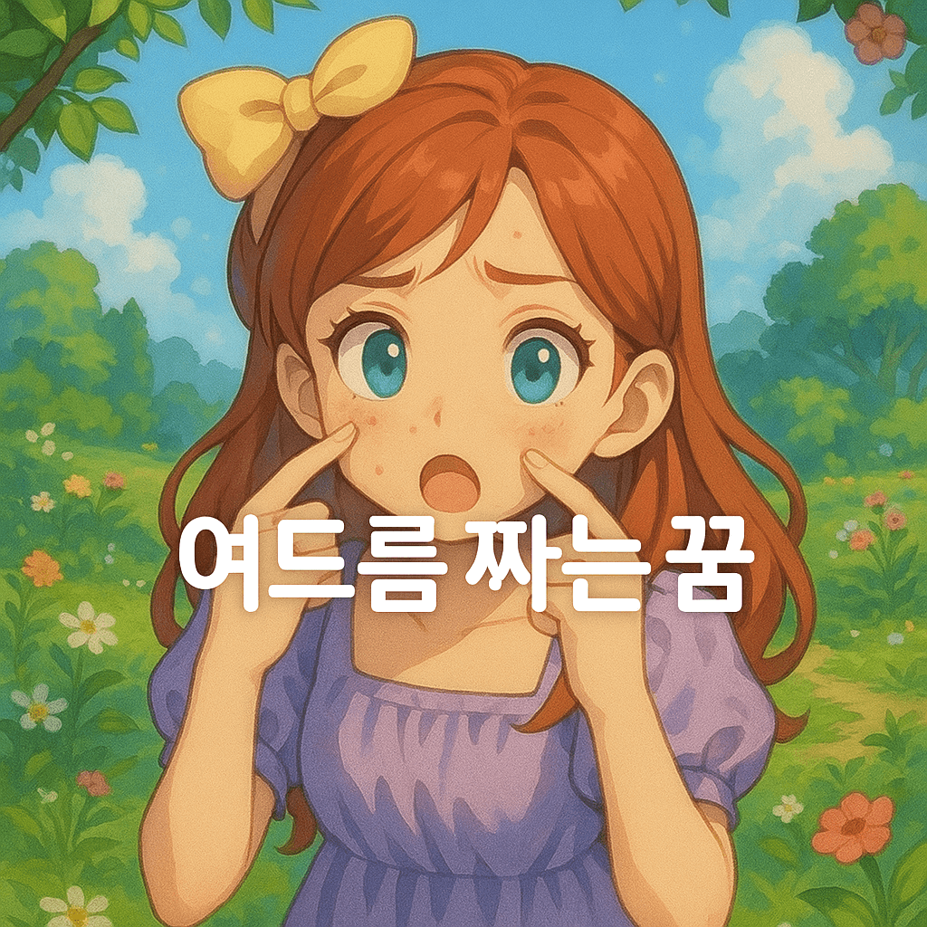 여드름 짜는 꿈 해몽