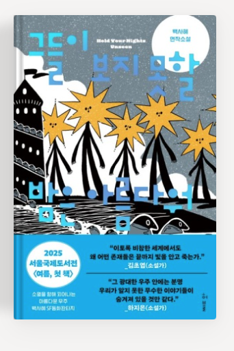 백사혜 작가의 '그들이 보지 못할 밤은 아름다워' 책표지.