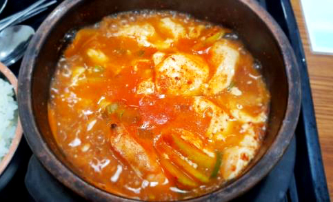 김천휴게소 - 해물순두부찌개