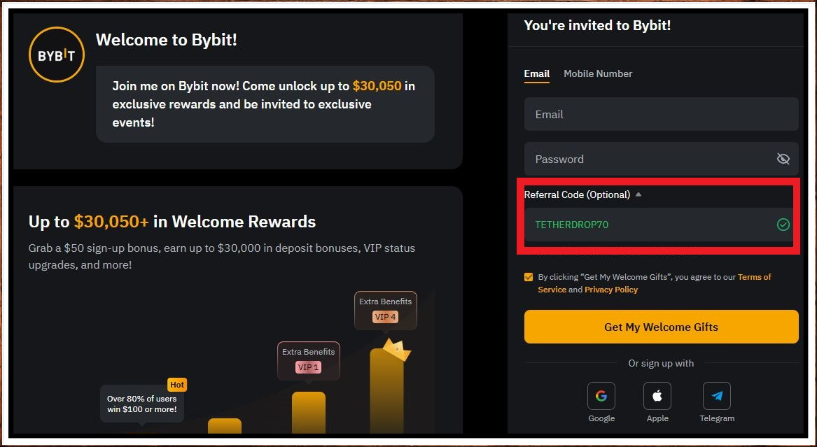 바이비트 거래소 가입 방법