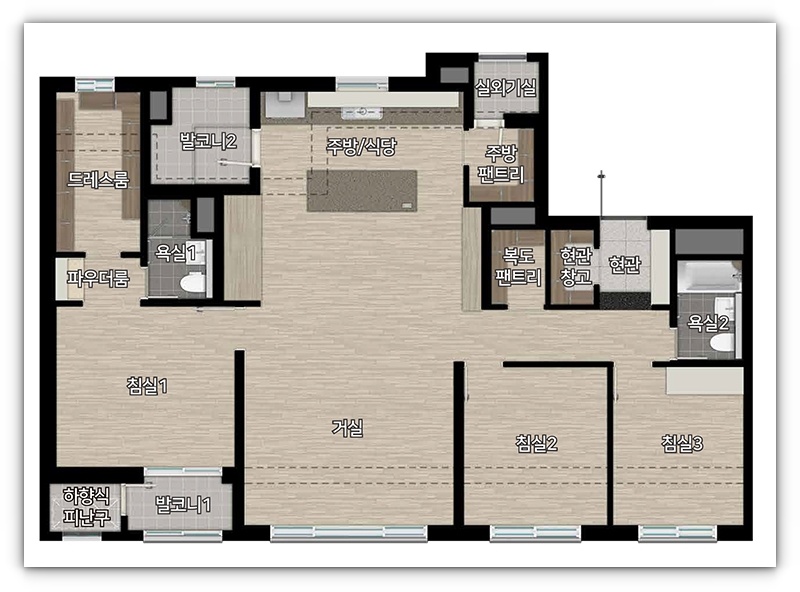 힐스테이트 두정역 평면도 안내 (8)