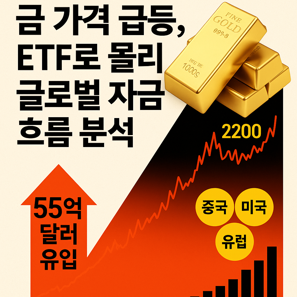 금 가격 급등과 금 ETF 자금 유입, 글로벌 투자 트렌드 정리
