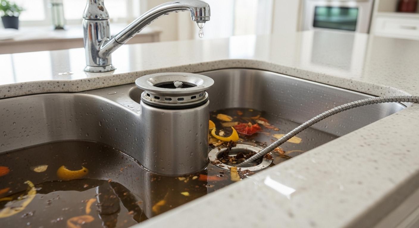 배수 문제 음식물처리기