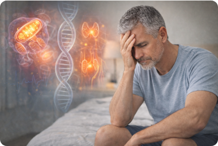 피로와 신체의 변화에 대한 사진