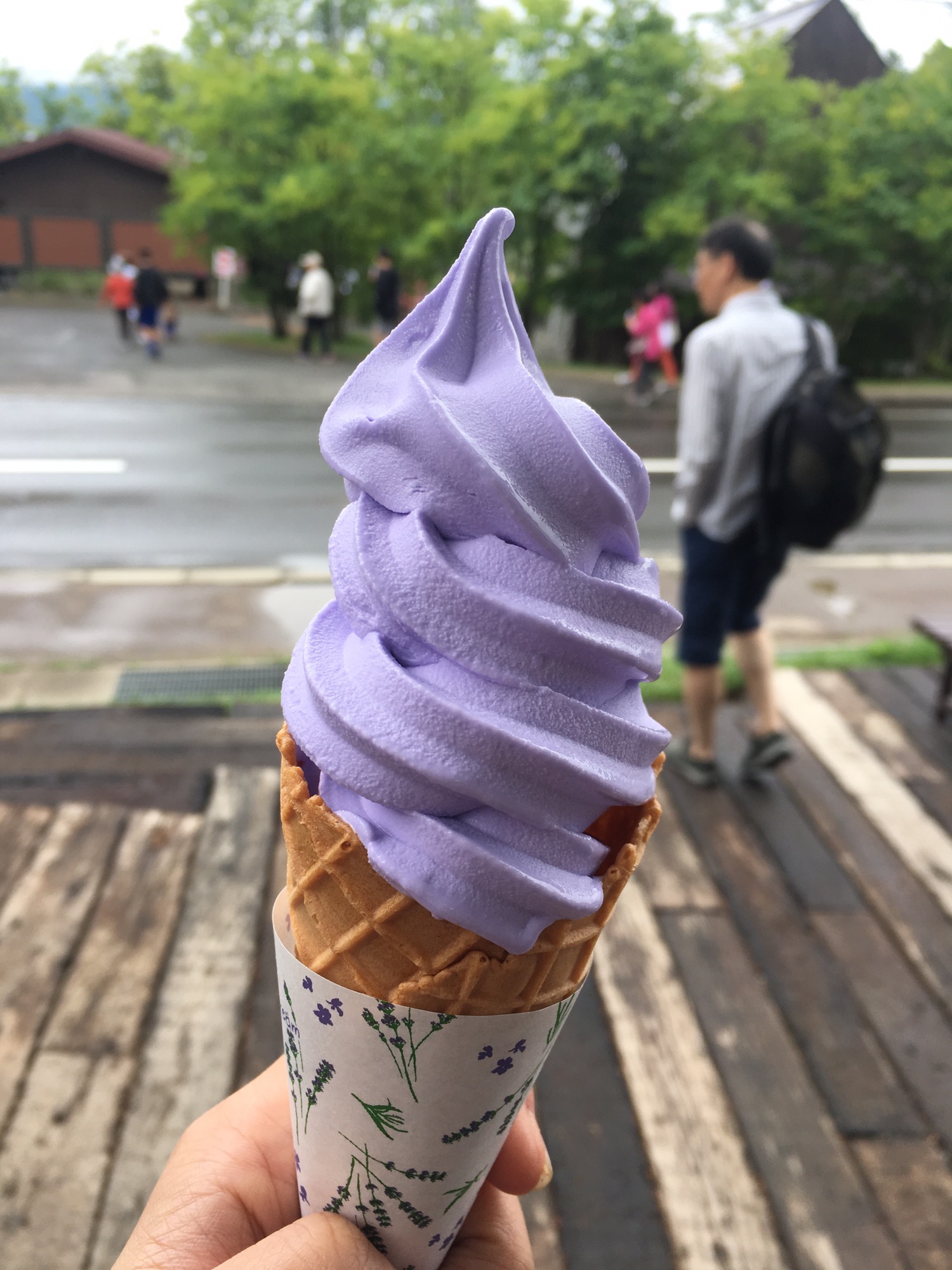  홋카이도 라벤더아이스크림 