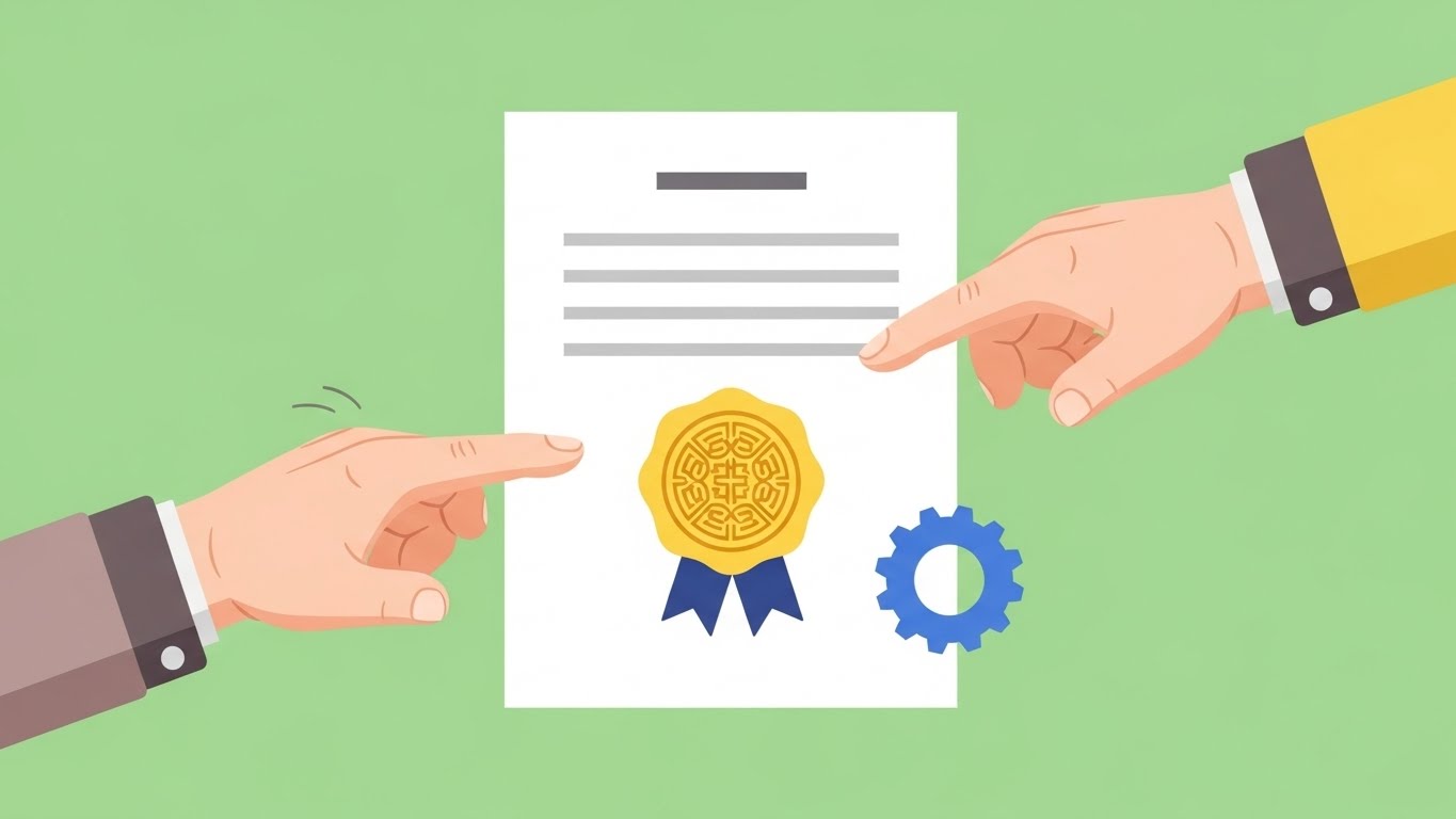 노인 일자리 사업 참여를 통해 사회적 지위를 얻고 활력을 찾는 과정을 묘사한 벡터 이미지