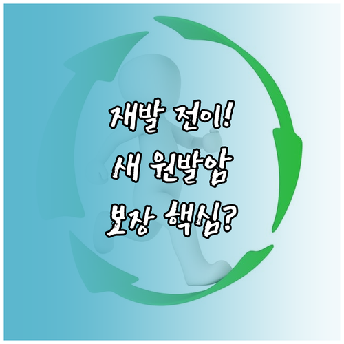 재발 전이 새로운 원발암 AIA 재진..