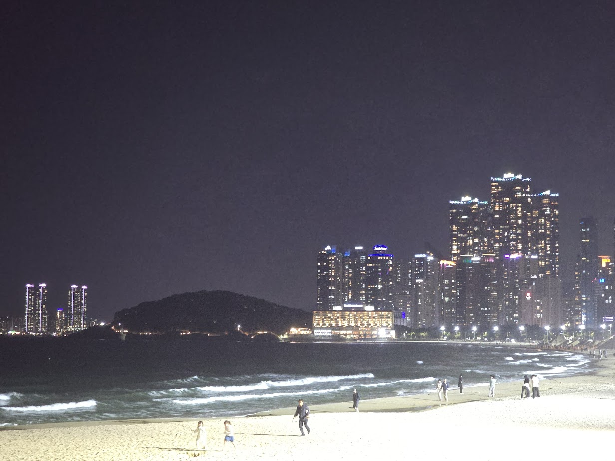 해운대 야경 사진