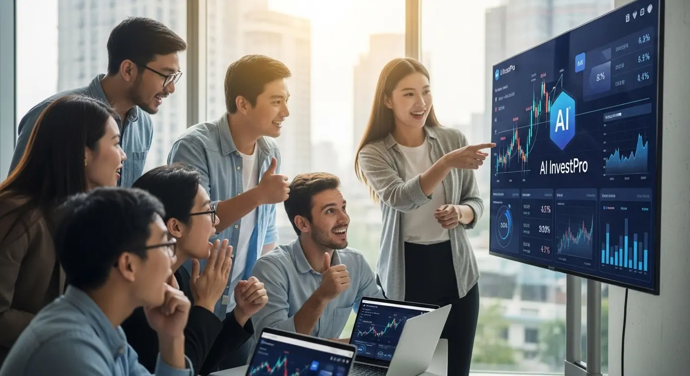 <img src="ai_investment_success.webp" alt="초보자도 AI 도구로 투자에 성공하며 시장에 쉽게 참여하는 모습 이미지 입니다">