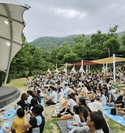 진주 월아산 수국축제