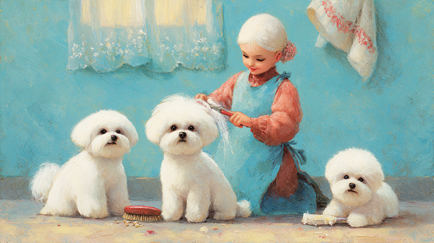 말티즈, 비숑 프리제, 꼬똥 드 툴레아 차이