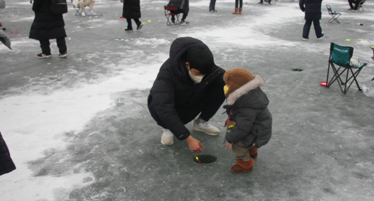 강화도 신선낚시터 빙어대잔치
