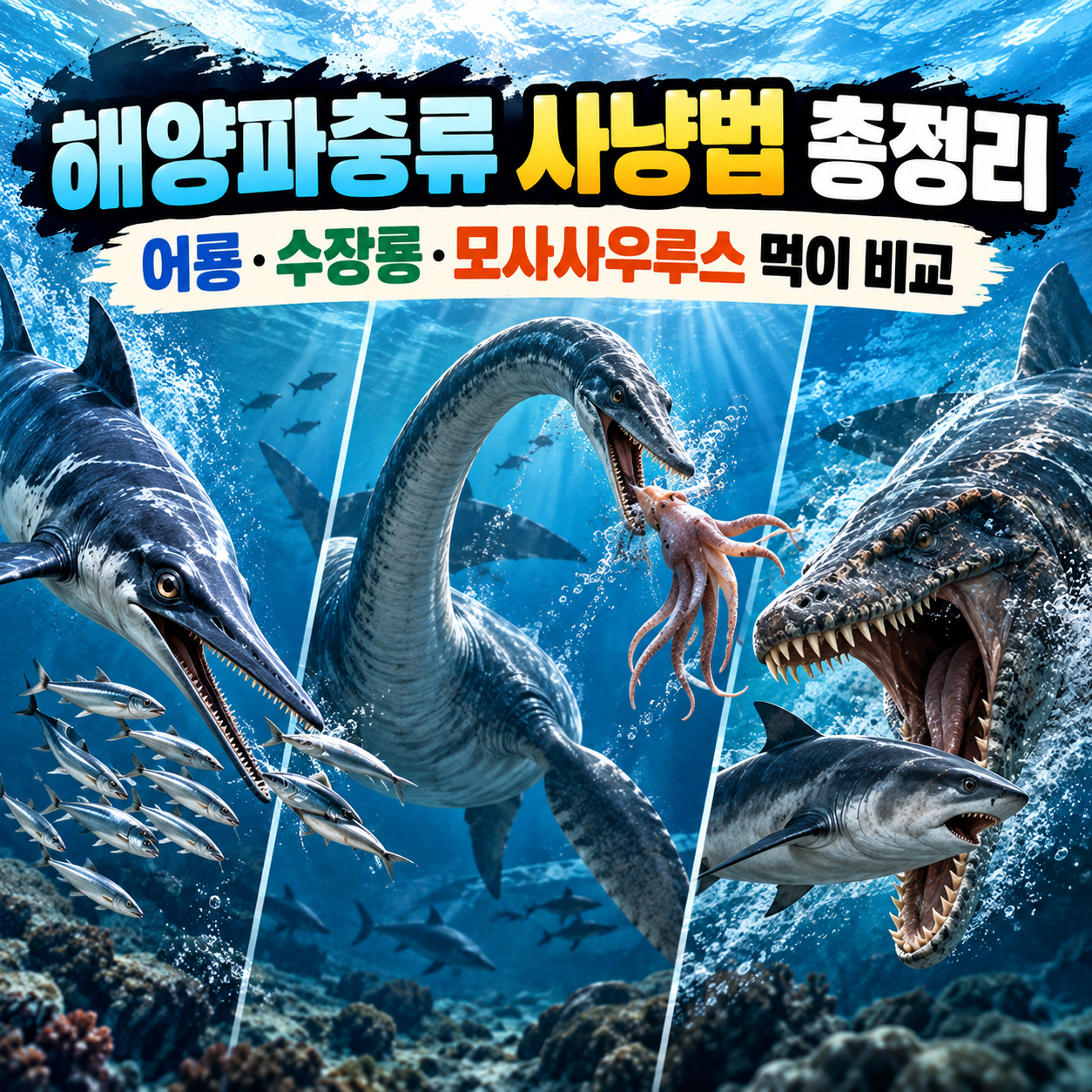 해양파충류 사냥법