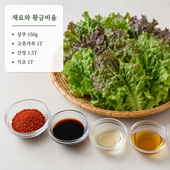 상추 겉절이 만드는법