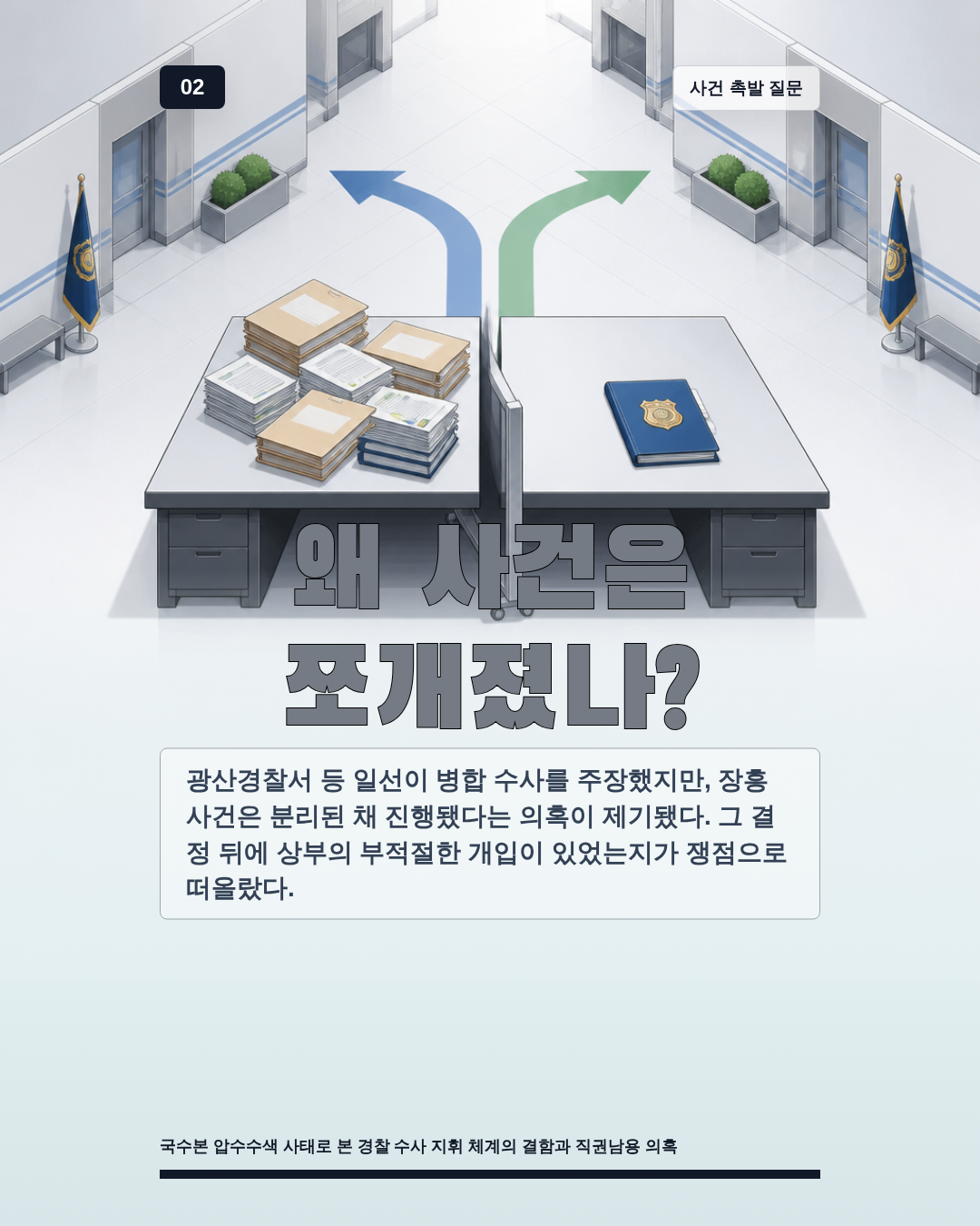 왜 사건은 쪼개졌나?