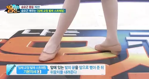 상체 교정 발레 스트레칭