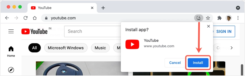 Youtube_앱_설치