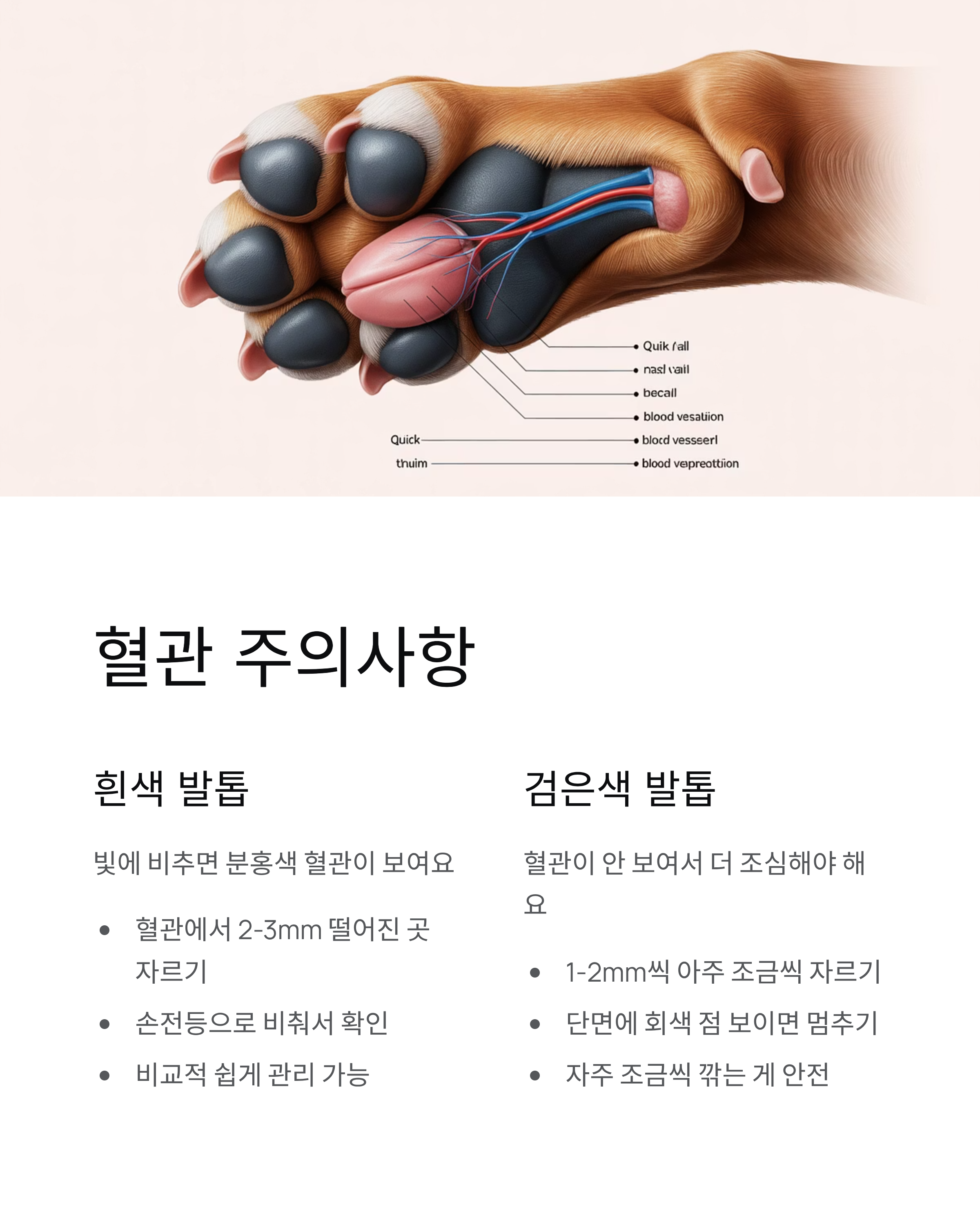 강아지 발톱깎기 ❘ 방법 주기 혈관 지혈 집에서 안전하게 자르는법 총정리