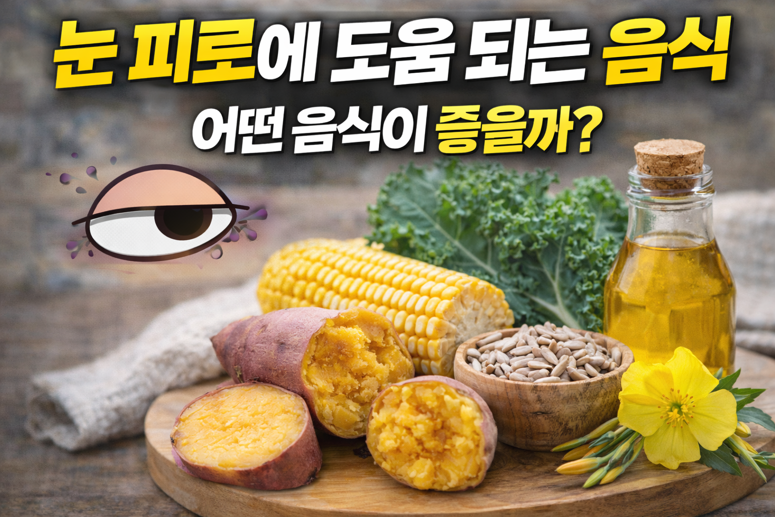 눈이 쉽게 피로해진다면? 눈 피로 회복에 도움 되는 음식 정리