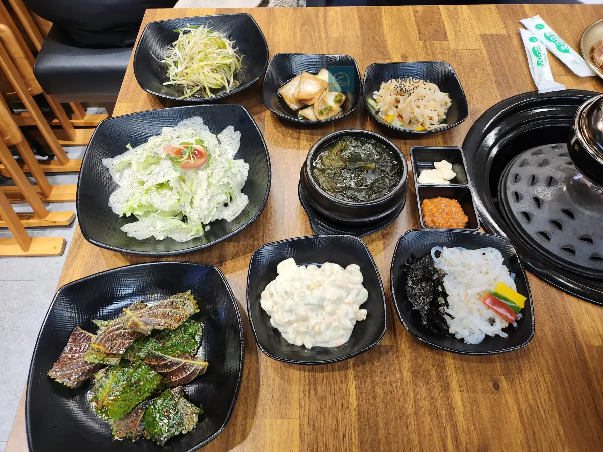 다로갈비-기본반찬