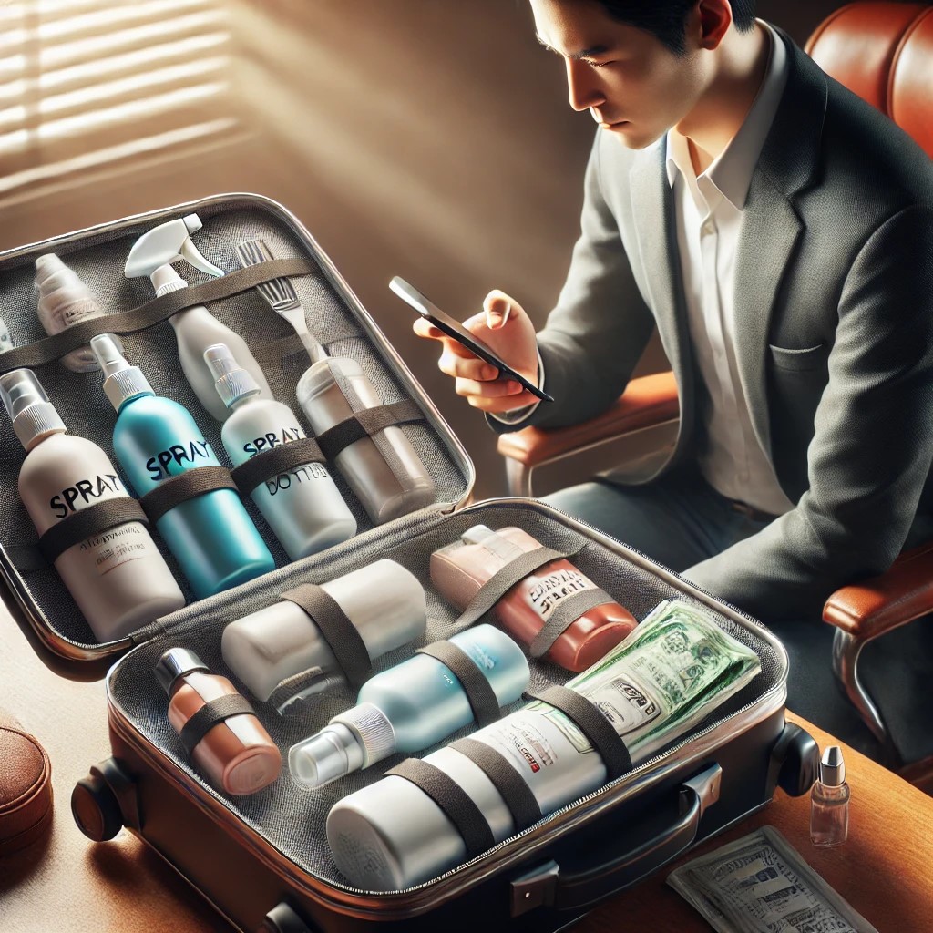 비행기 탑승 전 필독! 위탁 수하물 스프레이 및 액체류 반입 규정 PPT