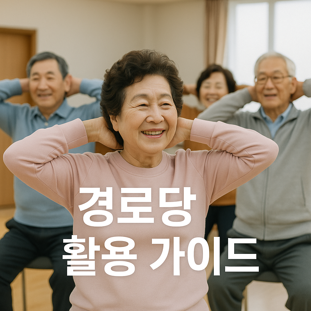 65세 이상이라면 주목! 경로당 프로그램과 정부지원 총정리🧓