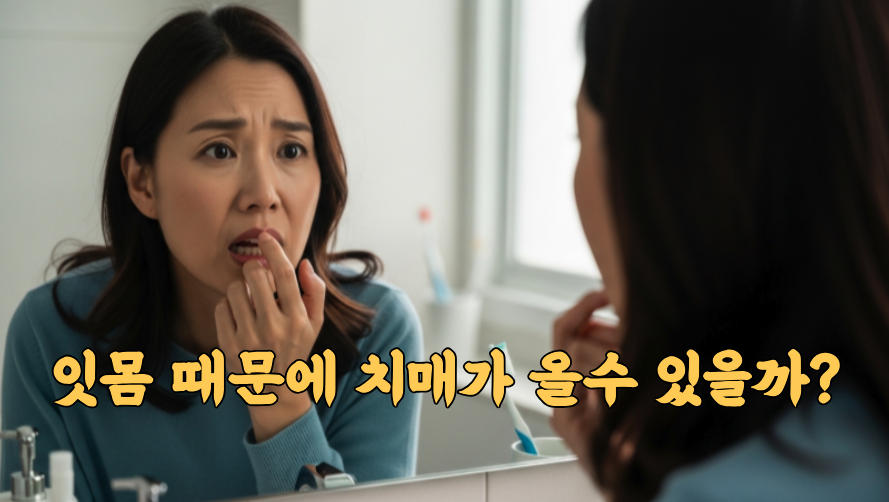 잇몸 안좋으면 치매 걱정 모습