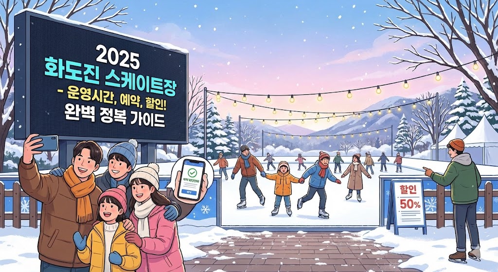 ⏰ 화도진 스케이트장, 헛걸음 NO!