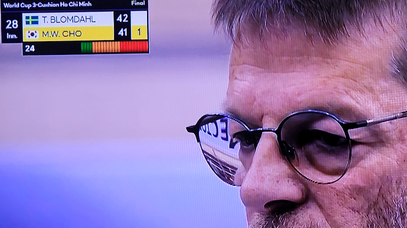 2023 호치민 3쿠션 월드컵 결승전 브롬달 당구선수