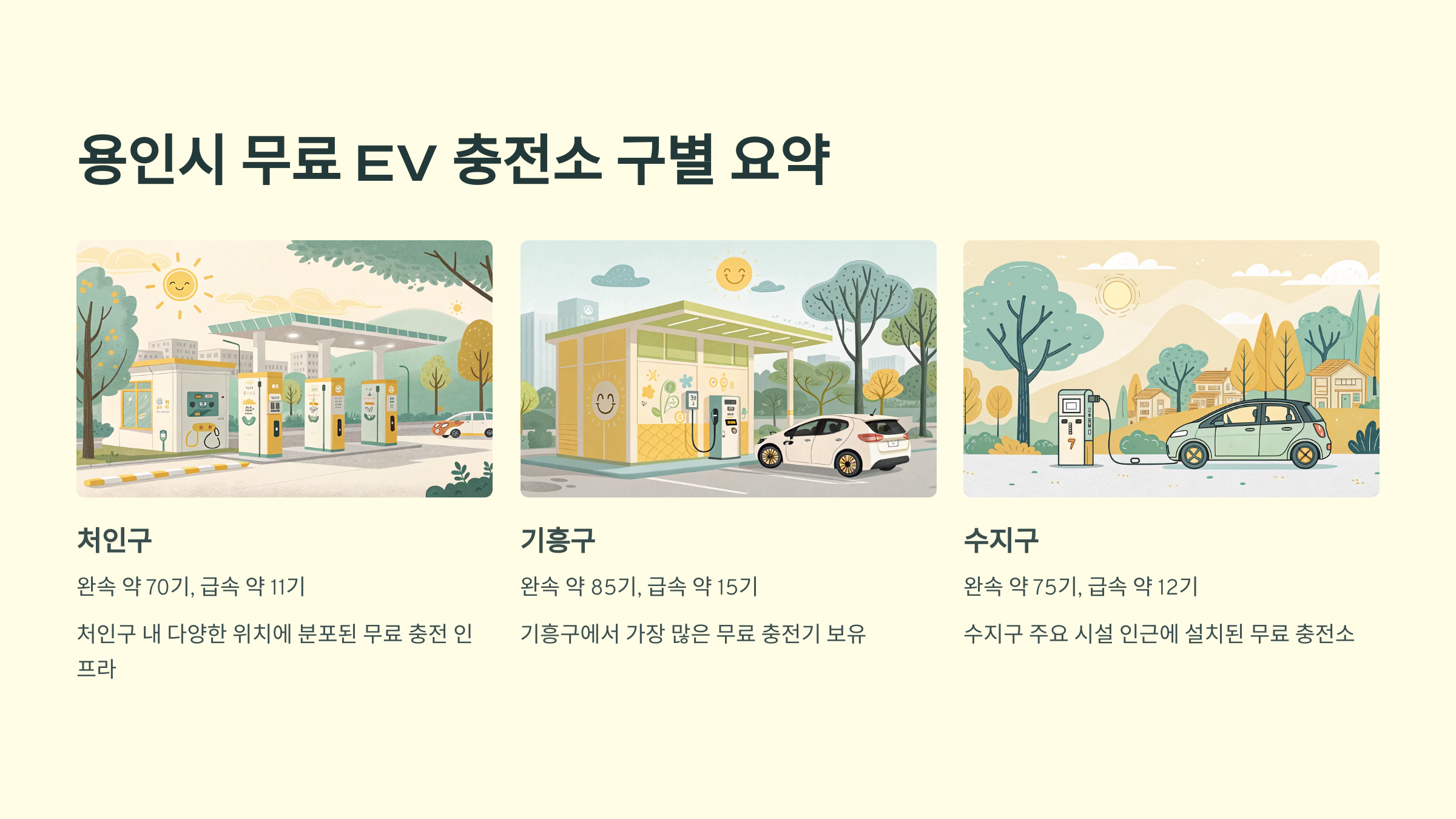 용인 무료 충전소