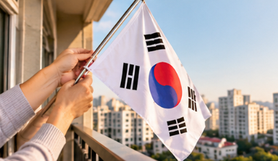 태극기 다는 법, 아파트에서는 어디에 달까