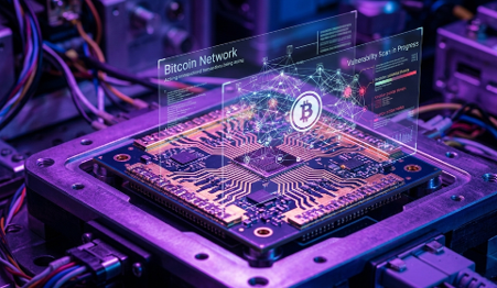 양자 컴퓨팅 칩과 비트코인 보안